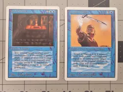 MTG ⭐ Unlimited ⭐ Steal Artifact & Animate Artifact ⭐ Vintage Legacy ⭐ NM - Image 1