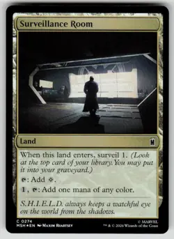 Surveillance Room Foil Common Marvel Super Heroes 274 MTG Near Mint 2026 - Image 1