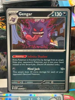 Gengar 050/088 Pokemon TCG ME: Perfect Order Holo NM - Image 1