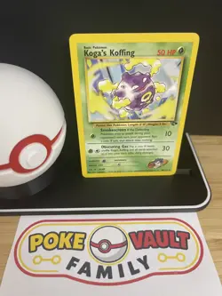 Pokemon Koga's Koffing #48/132 Gym Challenge WOTC Unlimited NM - Image 1