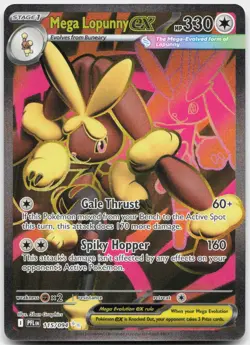 Mega Lopunny ex 115/094 Ultra Rare Phantasmal Flames Pokemon Holo Near Mint - Image 1