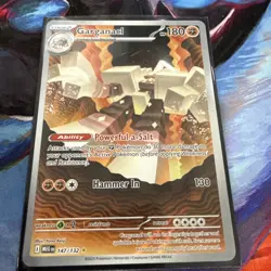 Pokemon TCG Garganacl 147/132 Mega Evolution Illustration Rare NM - Image 2