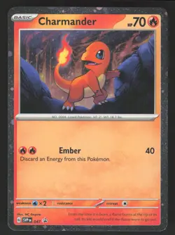 Charmander 047 Cosmos Holo Pokemon Scarlet & Violet Promo VLP - Image 1