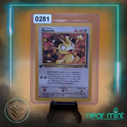 Pokemon TCG Meowth 1st Edition Team Rocket 62/82 - Image 3