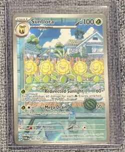 Pokemon TCG Sunflora 169/167 Illustration Rare Twilight Masquerade NM/M - Image 3