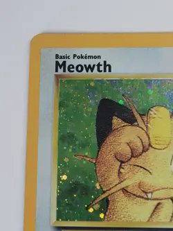 Pokemon TCG Meowth 10 GB Games WoTC Black Star Holo Promo - Image 4