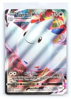 Togekiss VMAX 141/185 Holo VMAX Rare Vivid Voltage Pokemon Holo Near Mint - Image 1