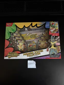 Pokemon Ascended Heroes Mega Lucario Premium Poster Collection NEW SEALED✅ - Image 1