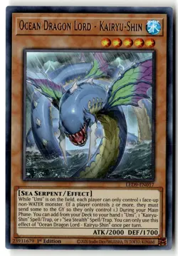 Ocean Dragon Lord - Kairyu-Shin LED9-EN017 Ultra Rare Yu-Gi-Oh 1st Edition LP - Image 1