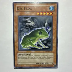 Yugioh! Des Frog CRV-EN026 Unlimited Common English LP - Image 1