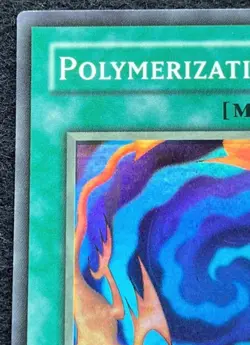 YuGiOh! FADED Polymerization Legend of Blue Eyes Unlimited Super Rare LOB-059 NM - Image 2