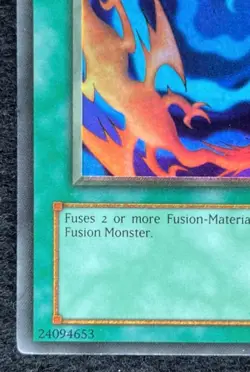 YuGiOh! FADED Polymerization Legend of Blue Eyes Unlimited Super Rare LOB-059 NM - Image 4