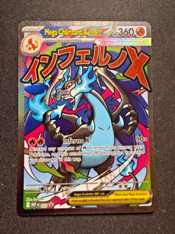Pokemon TCG Mega Charizard X ex 023 – Mega Evolution – Black Star Promo – NM - Image 1