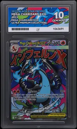Pokemon TCG Mega Charizard X ex UPC Promo Ace 10 - Image 1