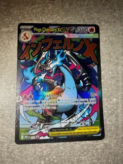 Pokemon TCG Mega Charizard x Ex 023 Black Star Promo Pokemon Card - Image 1