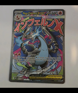 FOR 2. Pokemon TCG Mega Charizard X EX 023/MEP EN Promo Holo Mega 360HP EN - Image 1