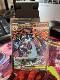 Pokemon TCG Mega Charizard X EX 023 Mega Evolution Promo Holo (Grade Worthy) - Image 2