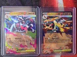 Pokemon TCG Mega Charizard ex X MEP 029 and Y MEP 030 Black Star Promo NM/M - Image 1