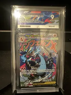 Pokemon TCG Mega Charizard X Ex 023 Black Star Promo Ace Grade 9 UPC Promo - Image 2