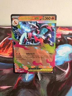Pokemon TCG Mega Charizard x Ex 029 Promo Card Near Mint - Image 1