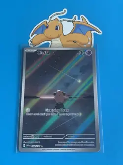 Pokemon TCG Cleffa Card 202/197 Obsidian Flames Illustration Rare LP - Image 1