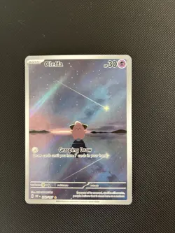 Pokemon TCG Cleffa Obsidian Flames Illustration Rare Card 202/197 - Image 5