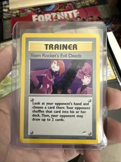 Pokemon Card - Team Rocket's Evil Deeds Neo Destiny 103/105 Uncommon - Image 1