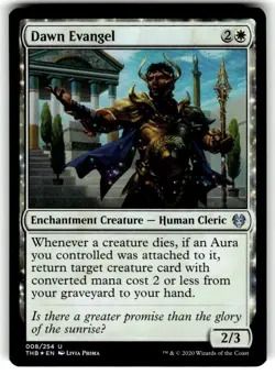 FOIL MTG NM Dawn Evangel Theros Beyond Death Regular - Image 1