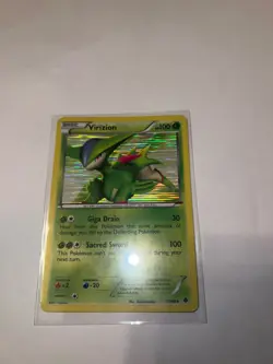 Virizion Pokemon Trading Card Holo Rare #17 - Image 2