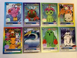 Digimon 1999 Upper Deck Cards Lot Of 8 - Image 1