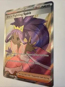 Iris's Fighting Spirit 180/159 Ultra Rare 2025 Pokemon Journey Together FA Card - Image 3
