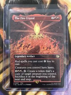 The Fire Crystal (Regular) Borderless MTG Final Fantasy English - NM 🔥 - Image 3