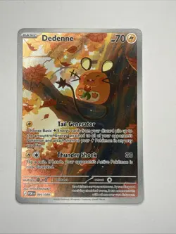 Dedenne Reverse Holo Illustration Rare 091/193 Paldea Evolved Pokemon Card - Image 1