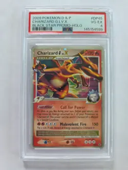 Pokemon TCG Charizard G LV.X DP45 Holo Card Diamond and Pearl Promo - Image 1