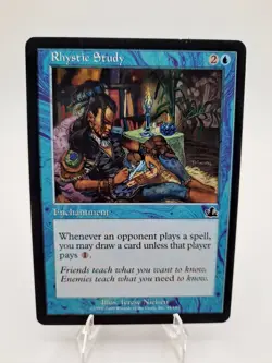 Rhystic Study Prophecy 2000 Mtg Magic The Gathering Terese Nielsen 45/143 - Image 1