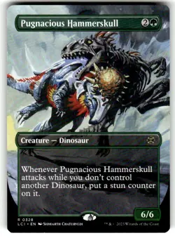 Pugnacious Hammerskull (Borderless) The Lost Caverns of Ixalan Regular MTG - Image 1