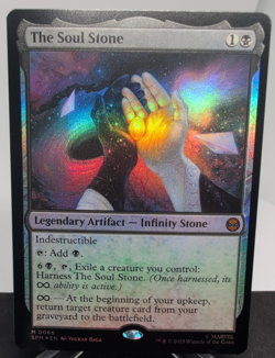 MTG The Soul Stone 0066 Marvel Spider-Man SPM Foil Mythic NM Free P&P - Image 1