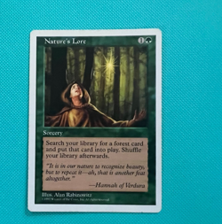 Nature's Lore - Fifth Edition - MTG - Magic the Gathering - Image 1