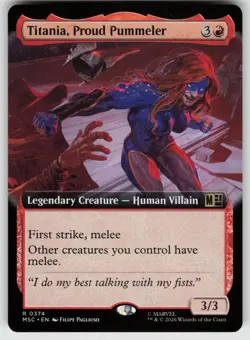 Commander: Marvel Super Heroes #374 Titania, Proud Pummeler (Extended Art) - Image 1