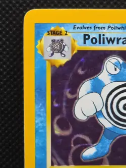 Pokemon Card - Poliwrath 13/102 Holo Rare - Base Set Unlimited - WOTC 1999 LP - Image 3