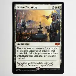 DIVINE VISITATION MTG TDC - CARTE MAGIC THE GATHERING EN NEUF - Image 1