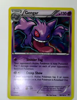 Pokemon Gengar Non Holo Rare Card 60/162 XY Breakthrough 2015 NM - Image 1