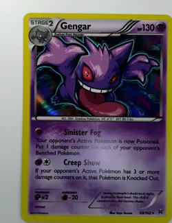 Pokemon Gengar Non Holo Rare Card 60/162 XY Breakthrough 2015 NM - Image 3