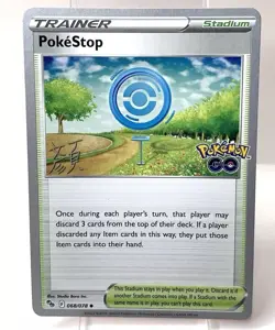 Poke Stop Pokemon TCG 2023 World Championship 068/078 Pokemon Card Uncommon - Image 1