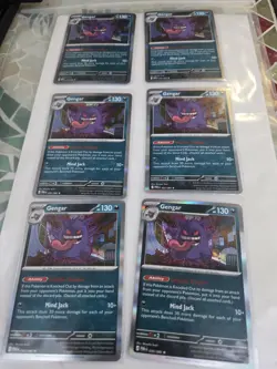 Gengar 050/088 Perfect Order Reverse Holo English Pokemon TCG Lot of 6 - Image 1