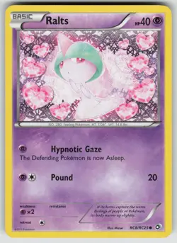 Ralts RC8/RC25 Holo Legendary Treasures: Radiant Collection Pokemon Holo LP - Image 1