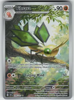 Vibrava 206/191 Illustration Rare Surging Sparks Pokemon Near Mint - Image 1