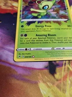 Celebi Amazing Rare - SWSH04: Vivid Voltage 009/185 Pokemon TCG - Image 5