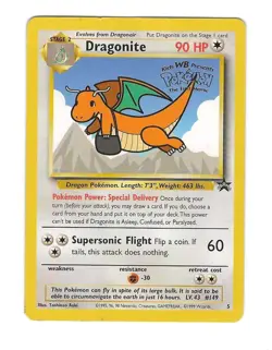 Pokemon TCG Dragonite Black Star Promo Card #5 - Image 1