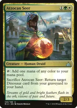 Atzocan Seer 1x MtG Rivals of Ixalan SP/NM - Image 1